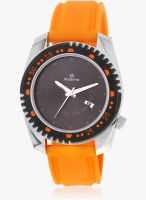 Maxima Attivo Collection Orange/Black Analog Watch