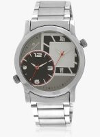 Maxima Attivo Collection Silver/White Analog Watch
