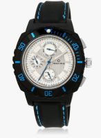 Maxima Hybrid Collection Black/White Analog Watch