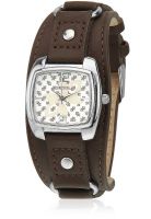 Oxbow 4518201 Brown/White Analog Watch