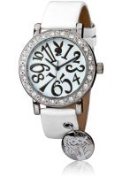 Playboy Bpb-1009-D White Analog Watch