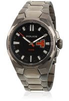 Police 13451Jsu/02M Silver/Black Analog Watch