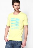 Puma Lemon Graphic Round Neck T-Shirts