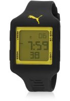Puma Slide- L 88702701 Black/Yellow Digital Watch