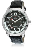 Q&Q A148J305Y Black/Black Analog Watch