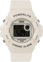 Q&Q LCD watch M051J008Y White/White Digital Watch