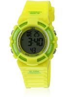 Q&Q M138J006Y Yellow/Grey Digital Watch