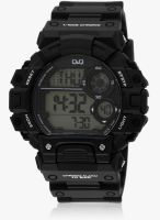 Q&Q M142j001y-Sor Black/Grey Digital Watch
