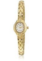 Q&Q R365-004Y Golden/White Analog Watch