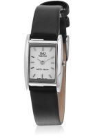 Q&Q S059-301Y Black/White Analog Watch