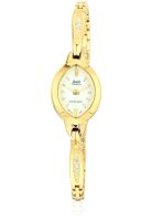 Q&Q S087-011Y Golden/White Analog Watch