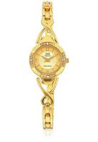 Q&Q S129-003Ny Golden/Golden Analog Watch