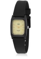 Q&Q Vp49-002 Black/Golden Analog Watch