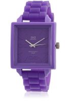 Q&Q Vr12J008Y Purple Analog Watch