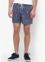 River Island Grey Palm Wolverine Shorts