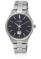 Seiko Sur021P1 Silver/Blue Analog Watch