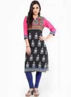 Shree Magenta Printed Kurta