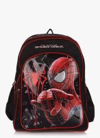 Simba 18 Inches Spiderman Black Spider Black School Backpack