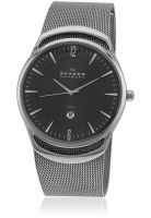 Skagen 597Lssm Silver/Black Analog Watch