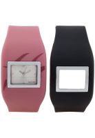 Sonata 8971PP03 Pink/Silver Analog Watch