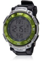 Sonata Ocean Series Ii 77011Pp01J Black/Grey Digital Watch