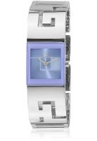 Ted Lapidus D0439Rdnw Silver/Blue Analog Watch