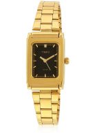 Timex B704 Golden/Black Analog Watch