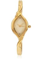 Timex Jj01 Golden/Champagne Analog Watch