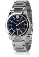 Timex K601 Silver/Blue Analog Watch