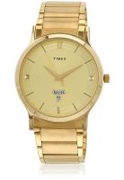 Timex Ti000r421 Golden/Champagne Analog Watch