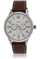 Timex Tw000t304 Brown/Silver Analog Watch