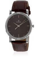 Titan 1639Sl02 Brown/Black Analog Watch