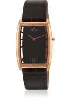 Titan Edge Nd1575Wl01 Brown Analog Watch