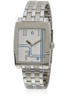 Titan Ne1591Sm02 Silver/White Analog Watch