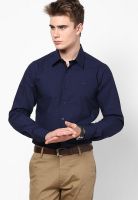 United Colors of Benetton Blue Stretch Casual Shirt