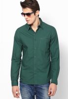 United Colors of Benetton Green Full Sleeve Casual Shirt