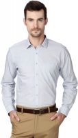 Van Heusen Men's Checkered Formal White Shirt