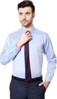 Van Heusen Men's Printed Formal Blue Shirt