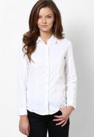 Wrangler White Full Sleeve Shirt