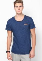 s.Oliver Blue Round Neck T-Shirt