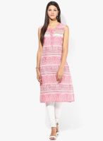 Aamii Pink Printed Kurta