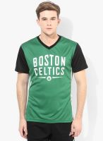Adidas Green Basketball V Neck T-Shirt