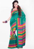 Aesha Green Printed Saree