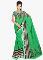 Aesha Green Printed Saree