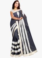 Aesha Grey Embellished Saree