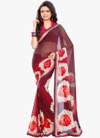 Aesha Red Color Printed Saree Aesha Red Color Printed Saree