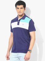 Allen Solly Blue Wimbledon Polo T-Shirt