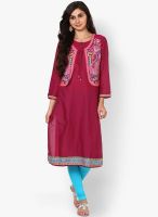 Biba Pink Printed Kurtas