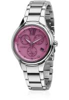 CITIZEN Fb1310-52W Silver/Pink Chronograph Watch
