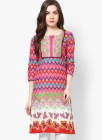 Entropy Pink Kurta